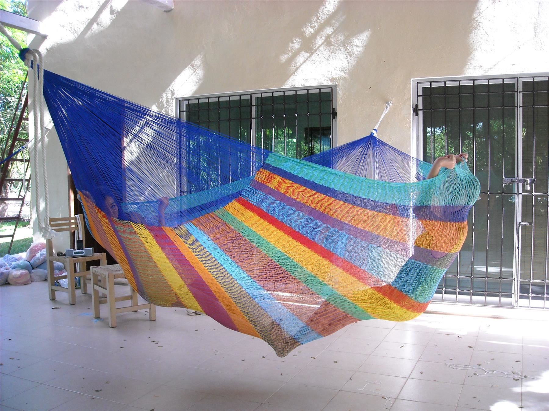 Amache: Mexikanische Hängematte, Grösse Jumbo – Nuovo e nell'imballaggio originale da Les Pontins venduto da Santana33 4
