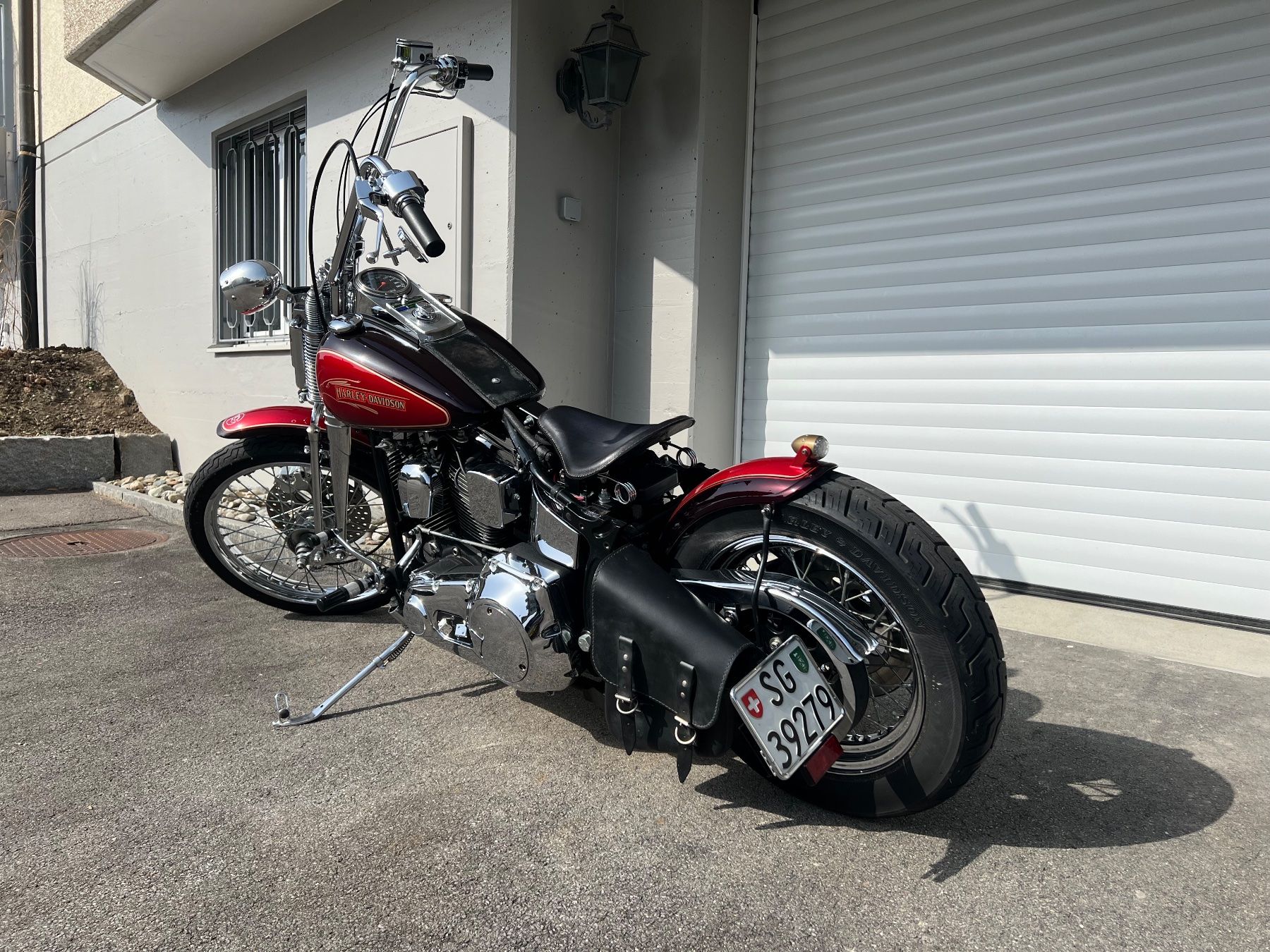 Harley-Davidson Chopper: HARLEY-DAVIDSON FXSTS Springer Softail Bobber – Usato da Wittenbach venduto da DagobertDuck01 2