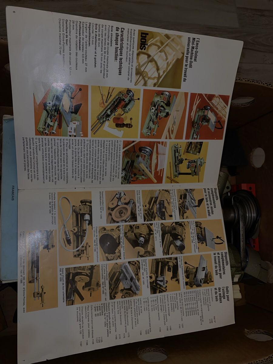Tutti gli attrezzi: Vintage Emco Unimat SL - Miniature Machine Tool Set! – Usato da Meyrin venduto da ame_shw5 7