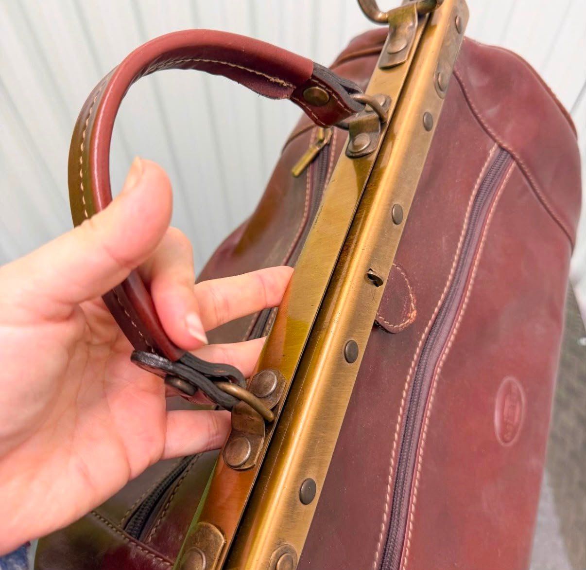 Taschen: Vintage Tasche, Leder – Gebraucht aus Solothurn von haslinuessli 3