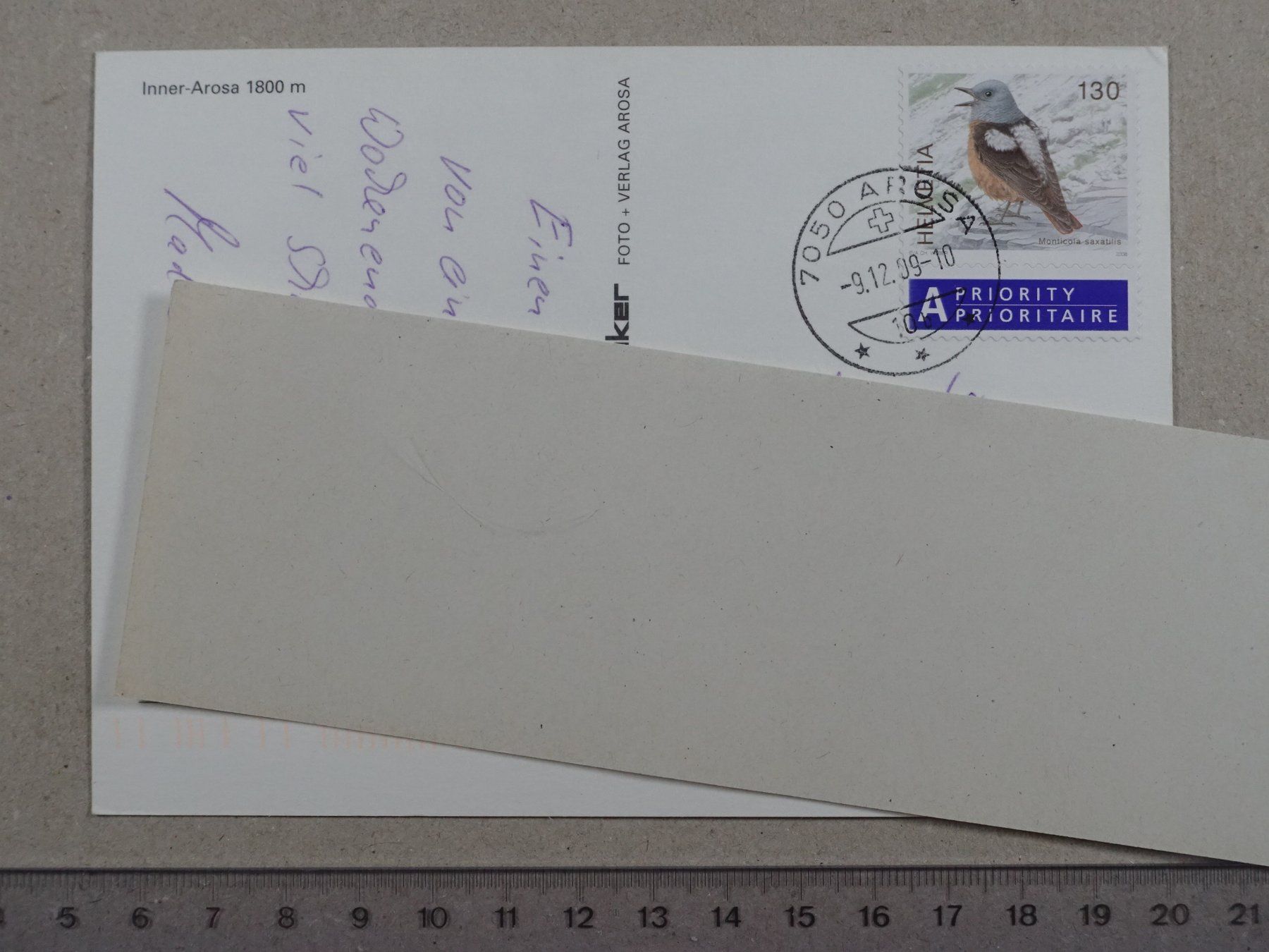 Cartoline postali: Arosa, 2009 – Usato da Lenzburg venduto da fh1 1