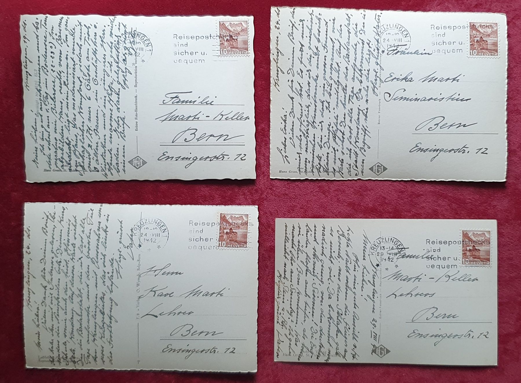 Cartes postales: 4 Ansichtskarten Kreuzlingen – D'occasion à Kreuzlingen par Rschweiz1 5