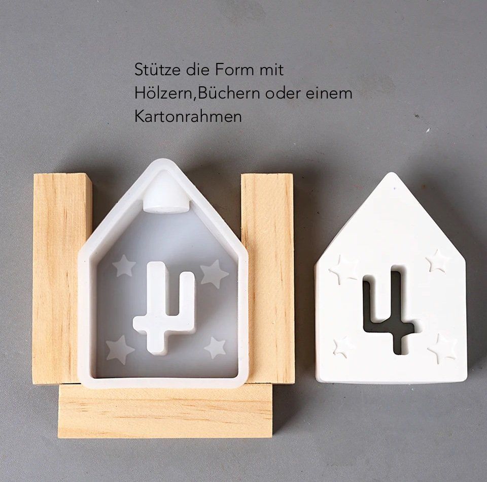 Tutte le decorazioni: Silikonform Kerzenhalter Weihnachten Haus Advent – Nuovo e nell'imballaggio originale da Kaltbrunn venduto da schere-stein-papier 2