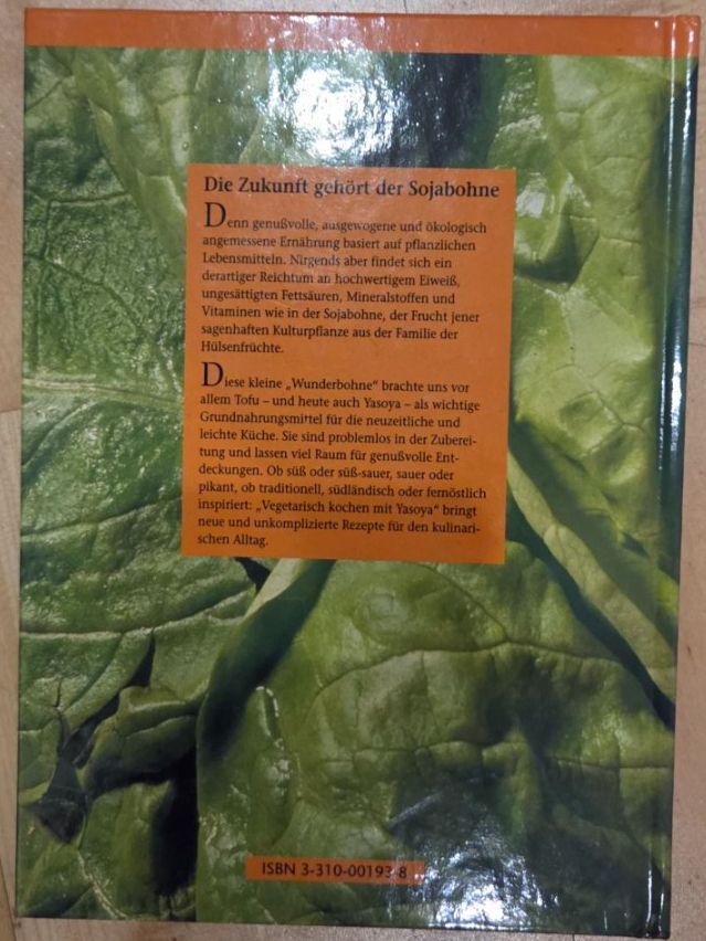 Libri: Yasoya - SOJAPRODUKT -  MIT MILCHPROTEIN – Usato da Basel venduto da Danlu 1