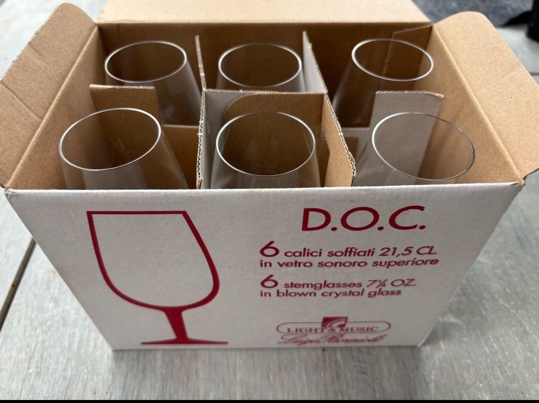 Bicchieri: 6 verres à vin blanc Luigi Bormioli – Nuovo (secondo la descrizione) da Cudrefin venduto da sdz_trl6 5