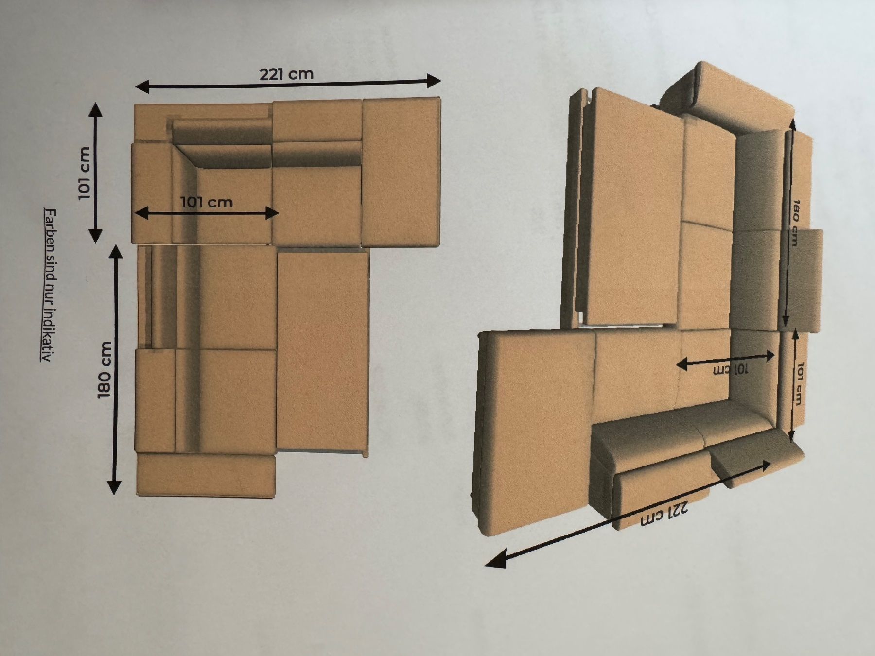 Sofas: Gemütliches Ecksofa in Beige - Top-Zustand! – Gebraucht aus Niederwangen BE von Luxury.Second.Life 7