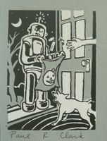 Paul R. Clark - Comiczeichner - sign. Bilddruck