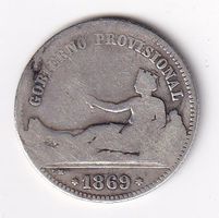 Spanien 1 peseta 1869