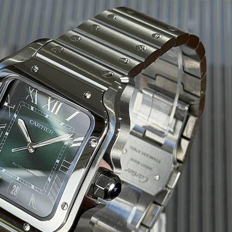 Uhren: Cartier Santos L Green WSSA0062 – Gebraucht aus Genève von minty.watches 3