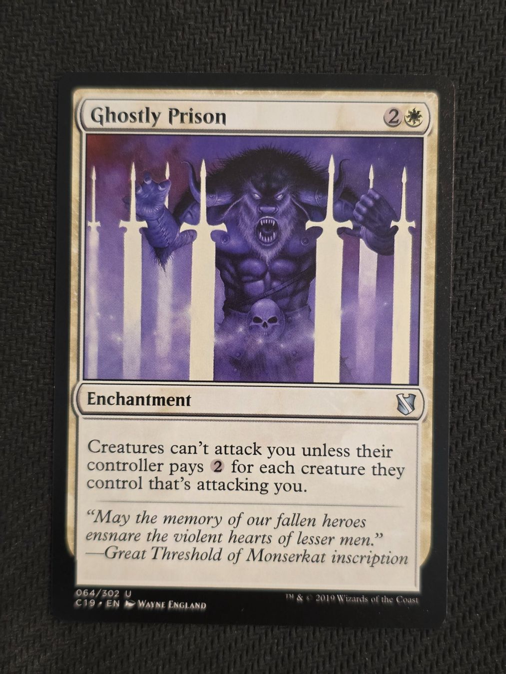 Magic The Gathering Carte collezionabili: Ghostly Prison  -  MTG – Usato da Zürich venduto da Semagets