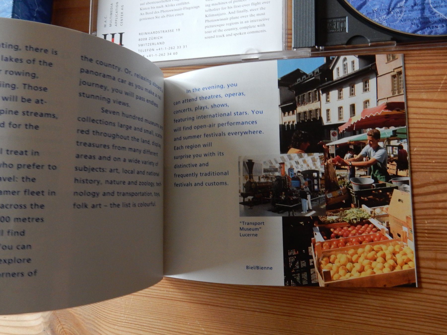 CD & DVD vergini: Luftfotografie der Schweiz - CD-Rom in Geschenkpackung – Nuovo (secondo la descrizione) da Jona venduto da JOberg_25 6