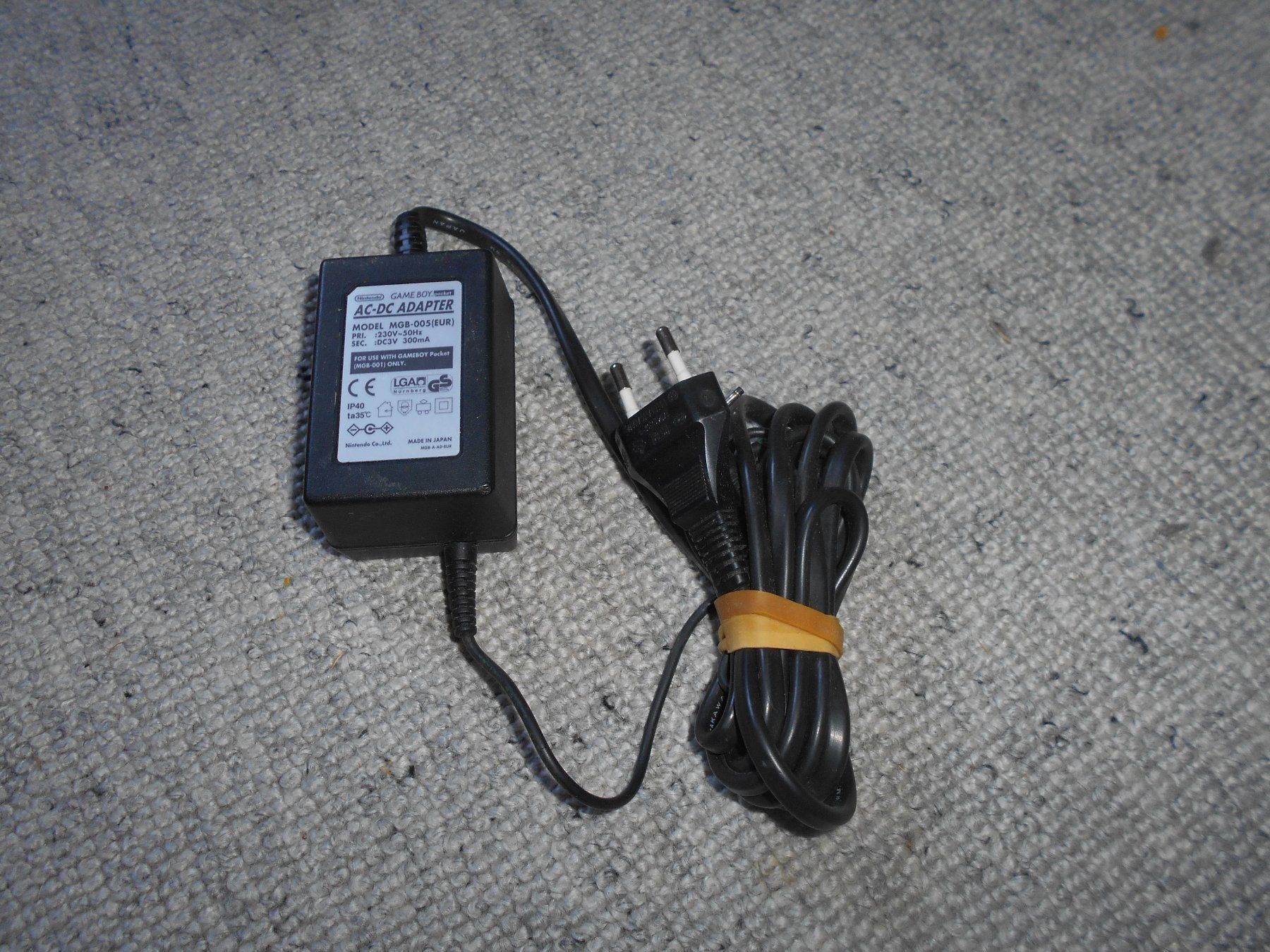 Nintendo Adapter & Kabel: Game Boy Pocket Netzteil AC / DC Adapter Original Nintendo – Gebraucht aus Hindelbank von GameBoy1981