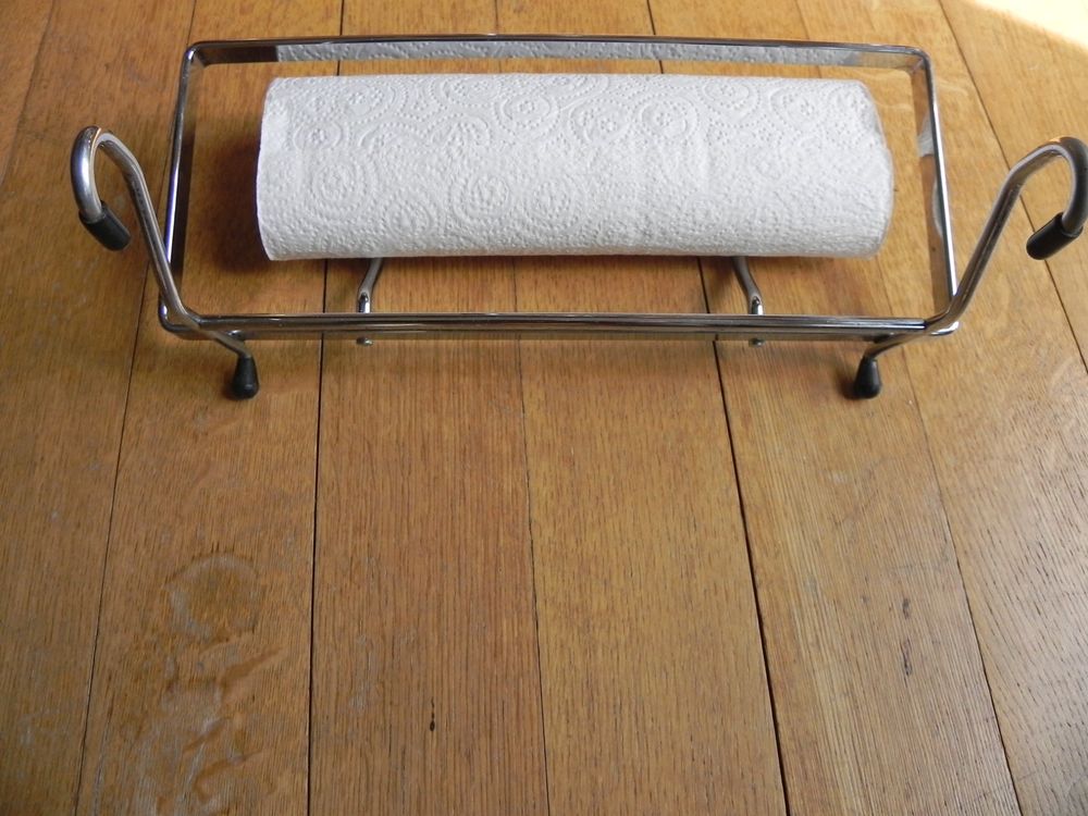 Papierrollenhalter Für Küche & Bad - Drehbarer Wandhalter Aus ABS & Edelstahl