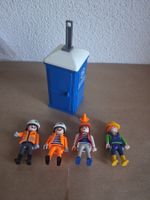 Playmobil Baustelle 4 Fig. und Mobile Toilette/Toi Service
