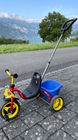Puky Tricycle with Push Bar & Tipping Bucket, Fun Ride!