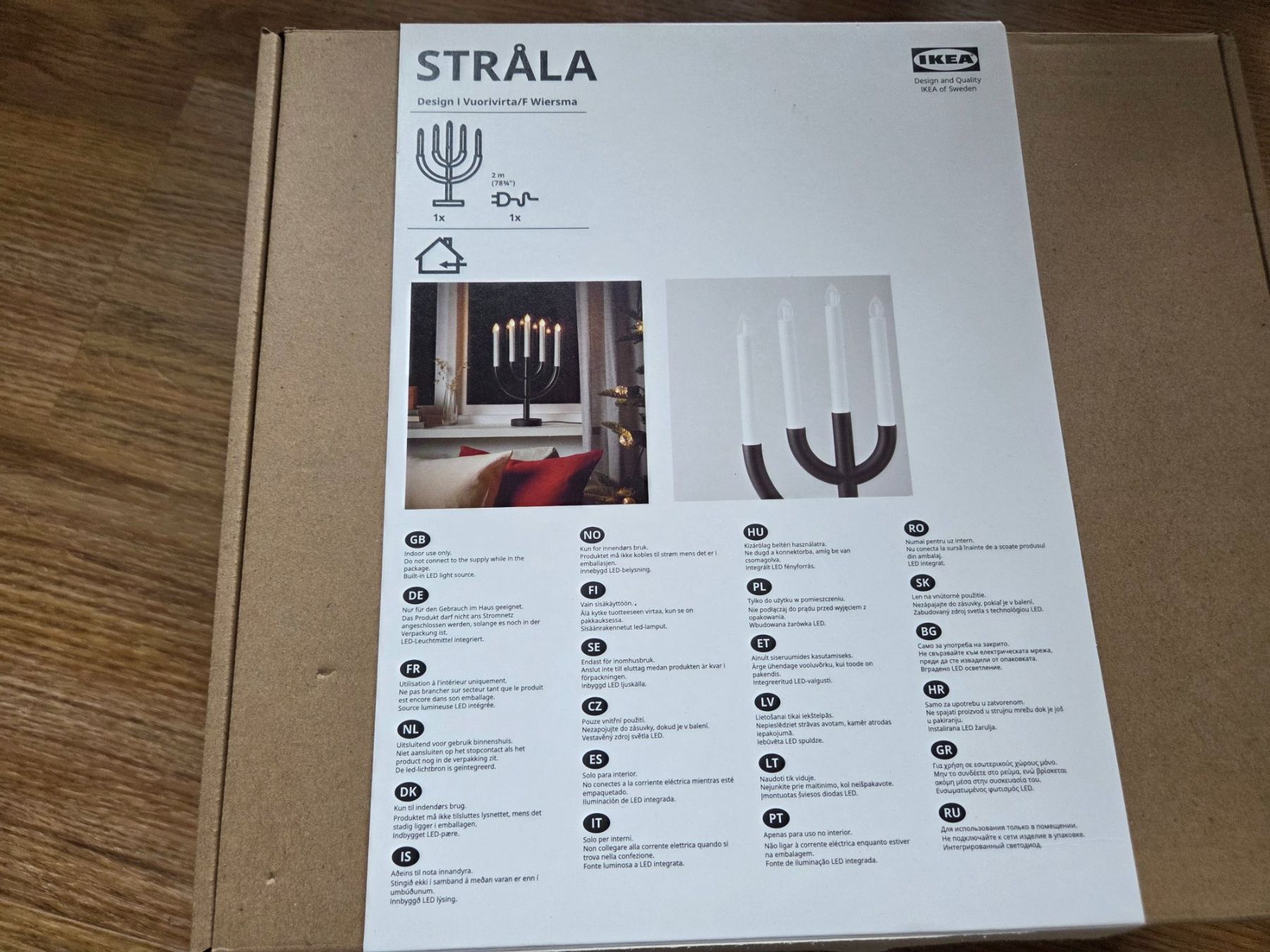 Ikea Lampes: Ikea Strala Lichterbogen LED – Neuf (Voir description) à Heinrichswil par frankie19860 1