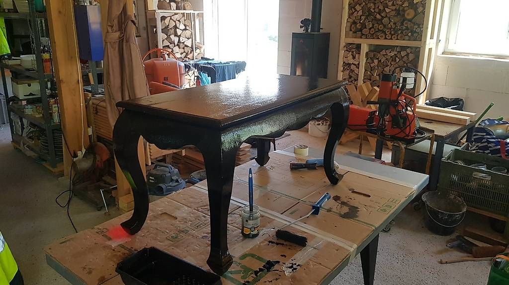 Tavoli: Table basse en bois massif – Usato da Genève venduto da Flo500 1