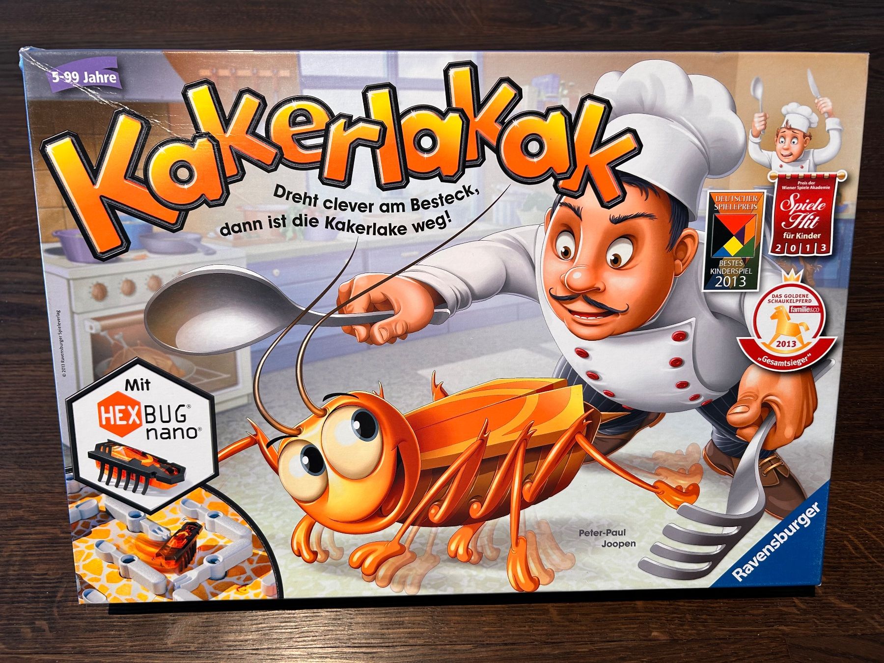 Ravensburger Giochi: Ravensburger Kakerlakak Brettspiel mit elektrischer HEX Bug – Usato da Wädenswil venduto da IH2_000 1