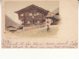 Schweizer Dorf 1899 mit ST Genève Succ Bourg de Four