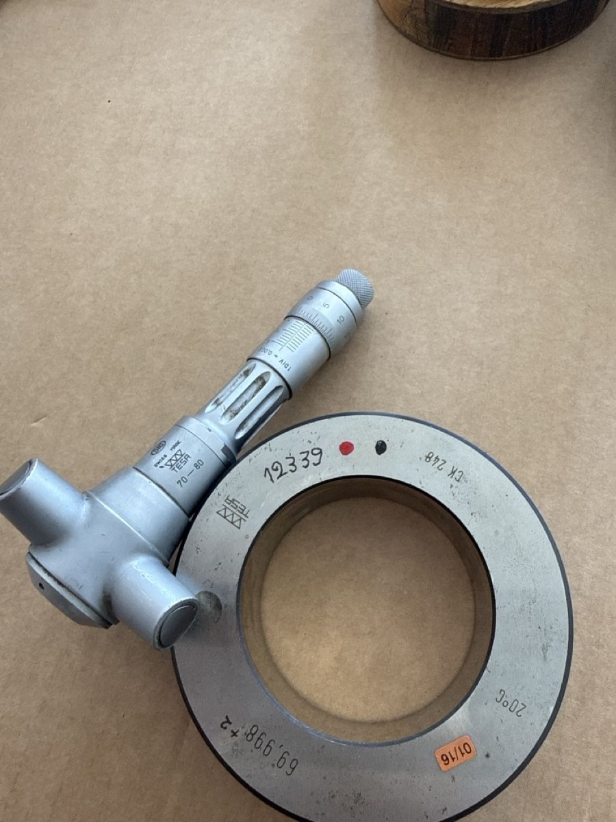 Tesa Mesurer: Innenmessschraube mit Einstellring 70-80mm – D'occasion à Neuhausen par reifen-profis 1
