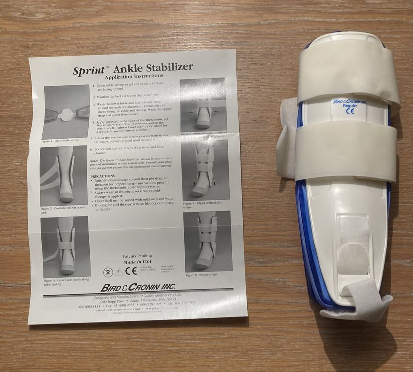 Altri mobili: Sprint™ Fussgelenkorthese, Knöchelbandage, neu – Usato da Gränichen venduto da SabineZ01
