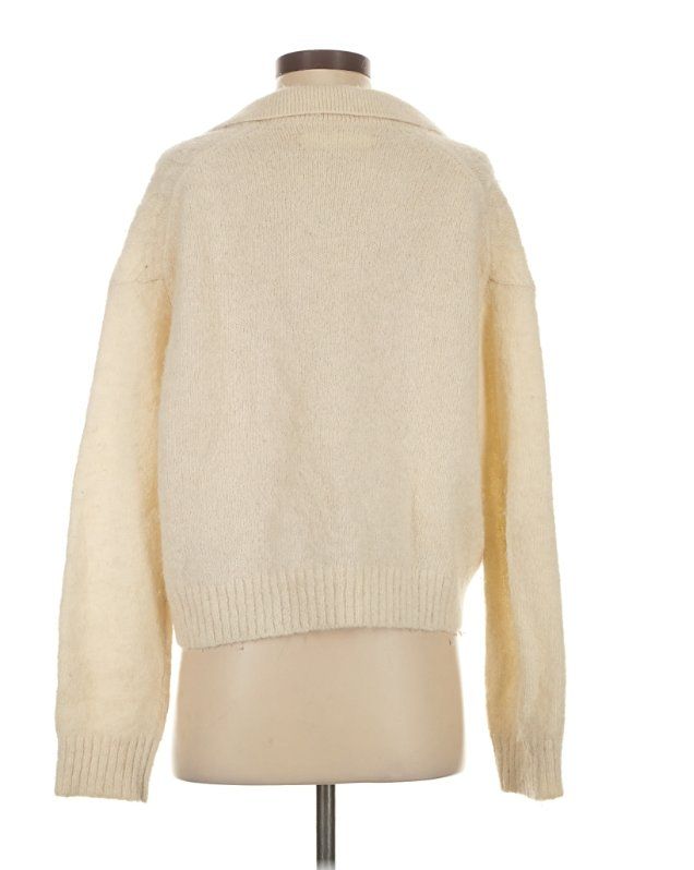 Samsøe Samsøe Maglioni & Felpe: Samsoe Samsoe alpaca wool cable knit polo collar sweater S – Usato da Geneve venduto da readycat 1
