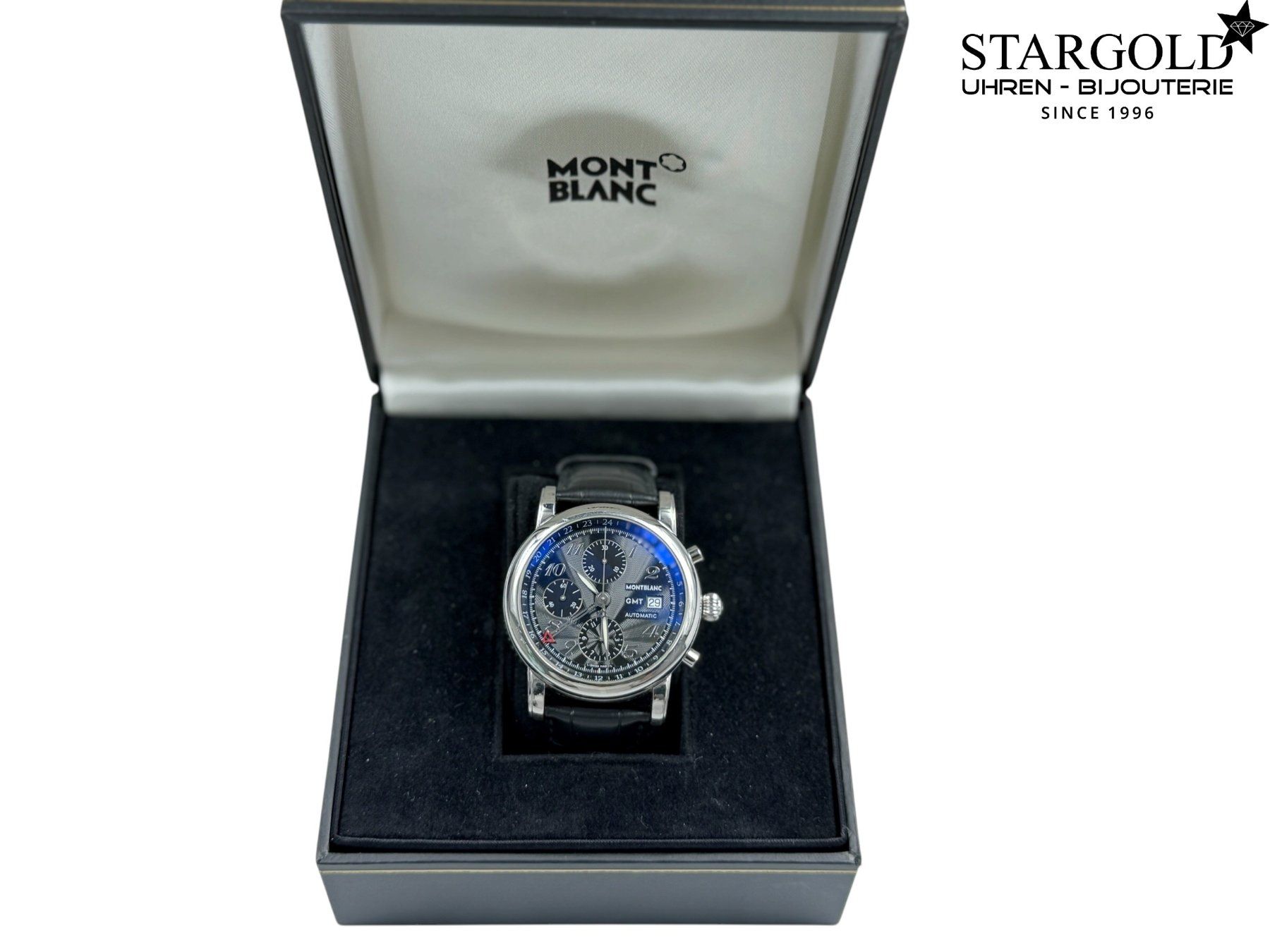 Montblanc Orologi: Montblanc Star Gmt Chronograph - 7067 – Usato da Zürich venduto da Stargold-Uhren 7