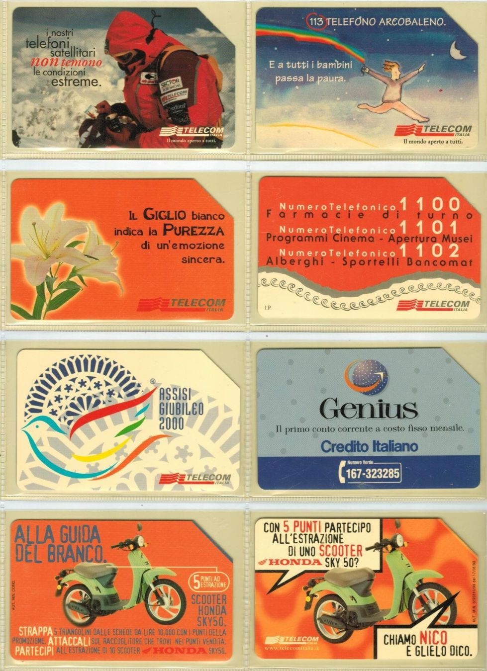 Schede telefoniche: 8 Telefonkarten Italien – Usato da Zürich venduto da Tolima194