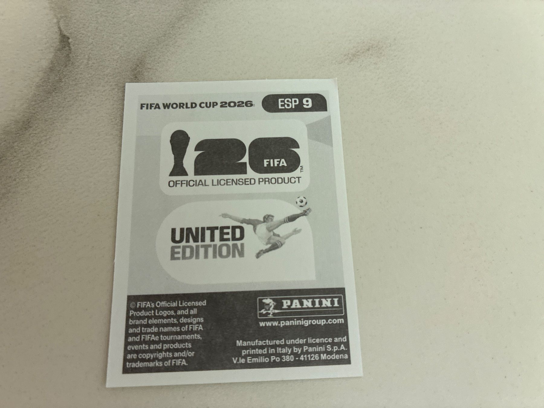Panini Carte collezionabili: Panini WM 2026 Mexiko Sticker - ESP9 – Nuovo (secondo la descrizione) da Basel venduto da yac_h5js 1