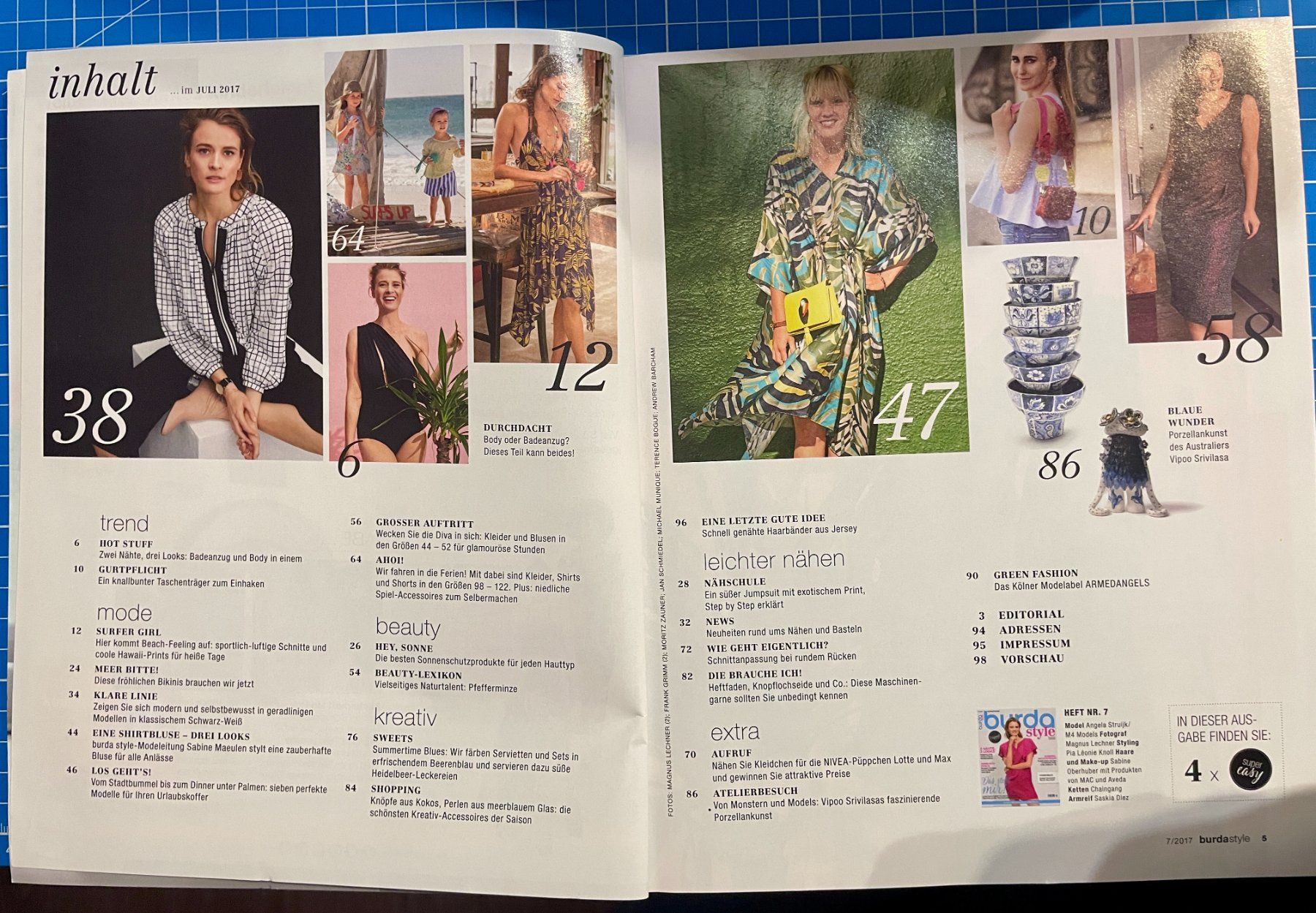 Cartamodelli: Burda Style 07/2017 – Usato da Neuendorf venduto da Knopfi 1