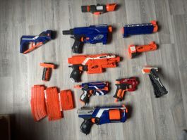 Nerf Sammlung, viele Blaster und Zubehör, Top Zustand!