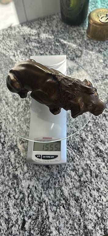 Figuren: Löwe Figur Bronze 1,55kg L 22cm – Gebraucht aus Basel von Joshy03 1