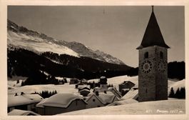 Parpan 1511 m. Kirchturm