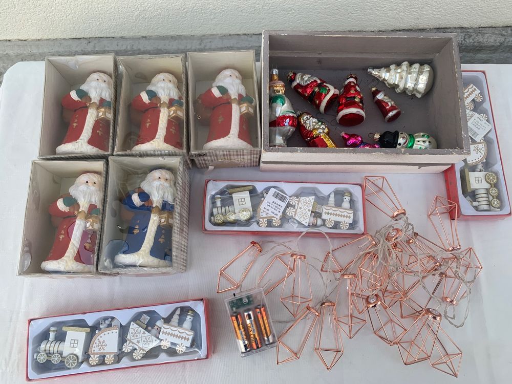 Restposten WEIHNACHTSDEKO NIKOLAUS KIGELN LICHTERKETTE NEU Kaufen