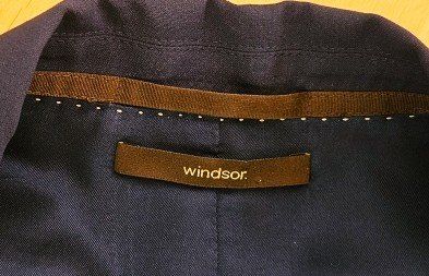 Windsor Vestes: klassischer dunkelbl Windsor-Blazer Gr. 36, reine Schurwolle – D'occasion à Illighausen par Sonne_15 4