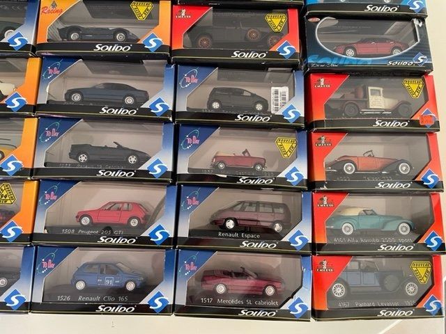 Solido Modellini d'auto: lot de 54 voitures SOLIDO – Usato da Ursy venduto da DK8 3