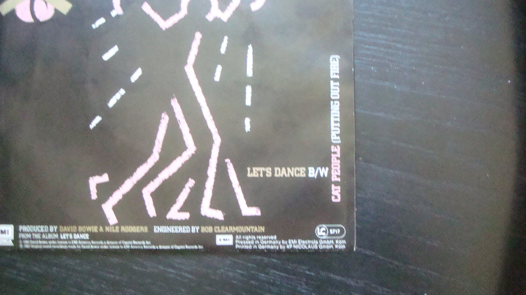 Vinyles: David Bowie "Lets Dance - Cat People  1983 – D'occasion à Münchenstein par Pesci6 1