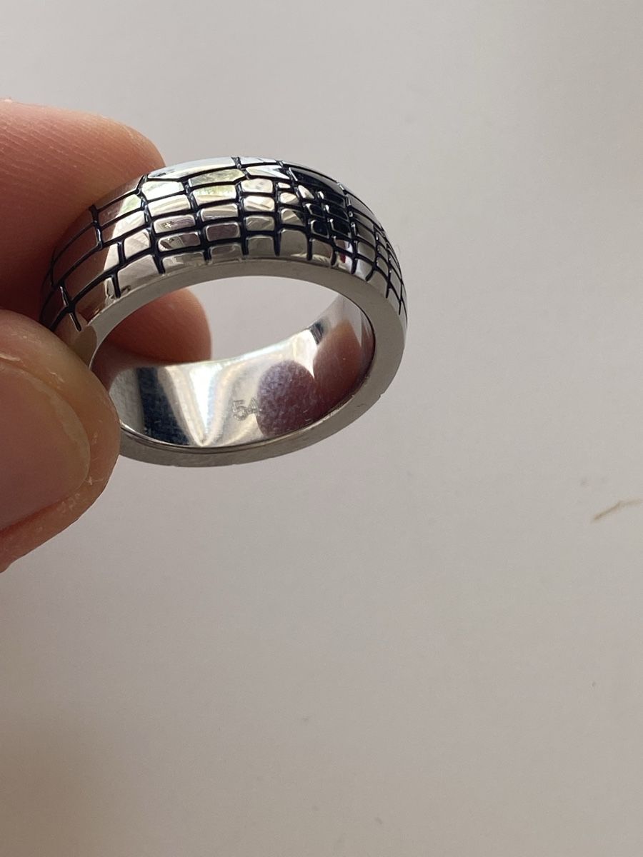 Anelli: XENOX Edelstahl Silber Band Ring – Nuovo (secondo la descrizione) da Givisiez venduto da dor_xb9k 2