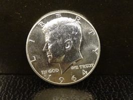 HALF DOLLAR JOHN F. KENNEDY 1964 SILBER