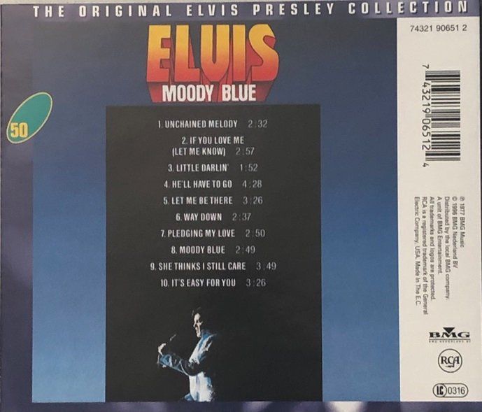 CD: Elvis Presley – Moody Blue – Usato da Grüningen venduto da azulgris 1