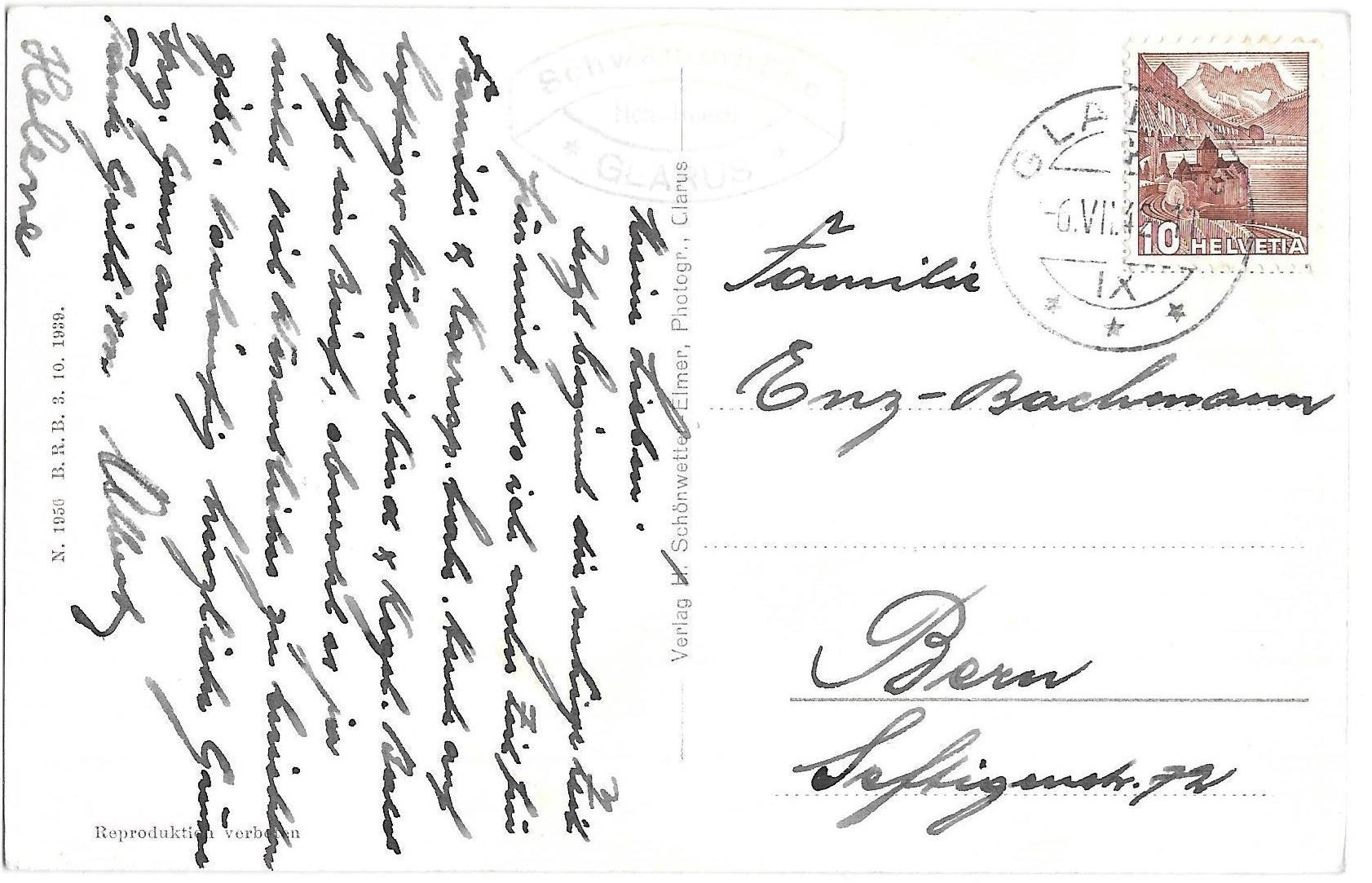 Cartoline postali: Klönthalsee – Usato da Olten venduto da clotaldi 1