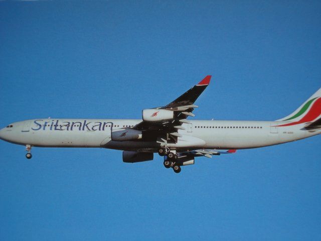 Cartoline postali: SriLankan Airbus A-340 4R-ADD – Nuovo e nell'imballaggio originale da Thun venduto da Abigboss