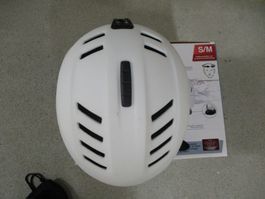 Weisser Skihelm Gr M