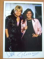 MODERN TALKING 80-POP AUTOGRAMMKARTE