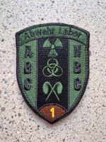 *** Badge Abwehr Labor ABC NBC 1 mit klett ***