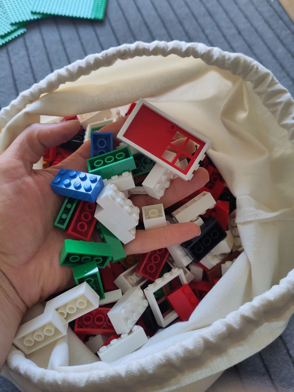 Kit di costruzioni: Q- Bricks, Klemmbausteine, grosses Set – Usato da Dettighofen Lengw. venduto da mai_75wt 1