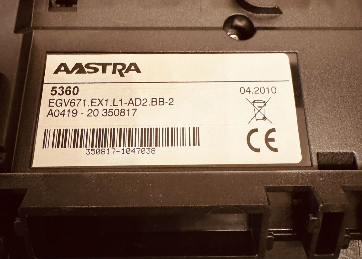 Aastra Telefoni: Mitel - Aastra Bürotelefon Office 5360 – Usato da Hünenberg venduto da Robe0 2