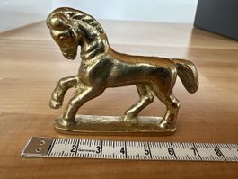 kleines Deko Pferd / Aus Messing