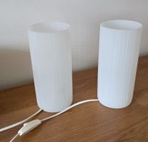 2er Set Nachttischlampen, Zylinderform, Top Zustand!