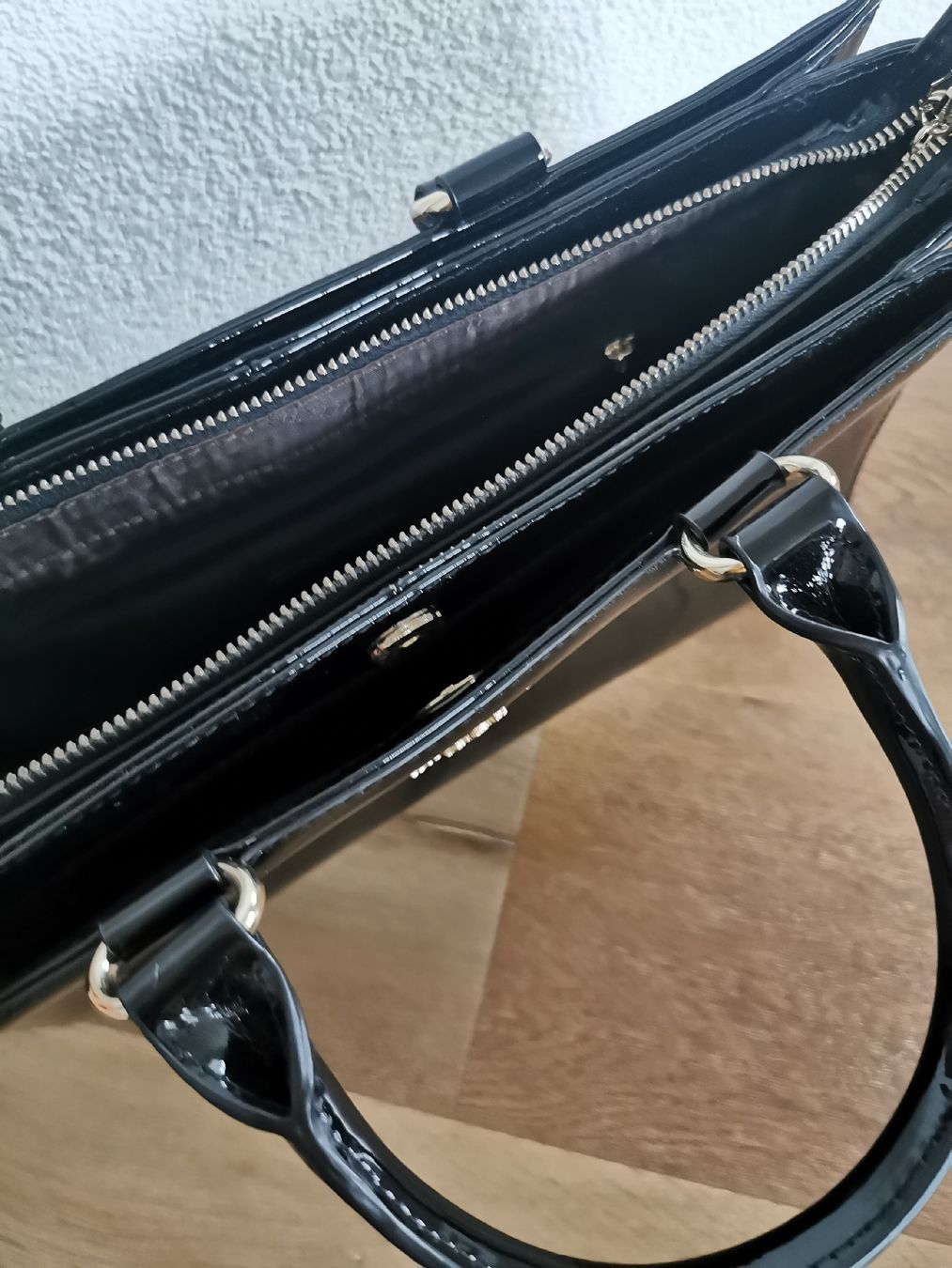 Borse da donna: Schwarze Lack Handtasche, WITTCHEN Handmade – Nuovo (secondo la descrizione) da Kaltbrunn venduto da PoleDanceFeldbachZH 2